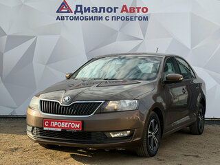 2018 Skoda Rapid I Рестайлинг, коричневый, 999000 рублей, вид 1