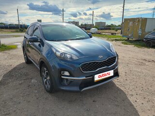2019 Kia Sportage IV Рестайлинг, синий, 2350000 рублей, вид 2