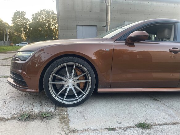 2015 Audi A7 I (4G) Рестайлинг, коричневый, 3100000 рублей - вид 19