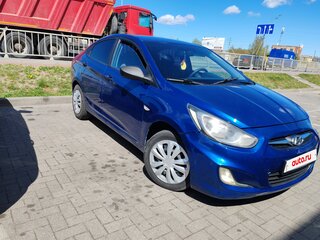 2012 Hyundai Solaris I, синий, 570000 рублей, вид 1