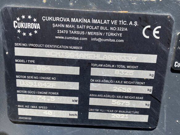 2021 Cukurova 884, жёлтый, 5350000 рублей - вид 6