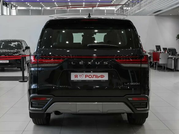 2026 Lexus LX 500d IV, чёрный - вид 4