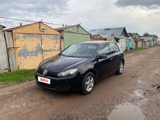 2011 Volkswagen Golf VI, чёрный, 830000 рублей, вид 1