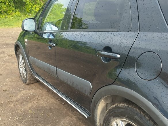 2007 Suzuki SX4 I (Classic), чёрный - вид 6