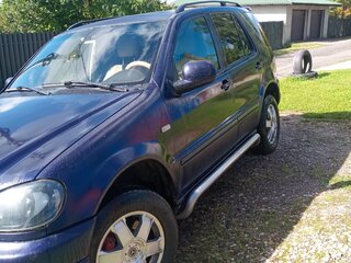 2000 Mercedes-Benz M-Класс 270 I (W163), синий, 500000 рублей, вид 5