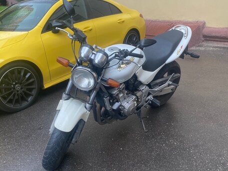 1999 Honda CB 600F Hornet, белый, 280000 рублей, вид 4