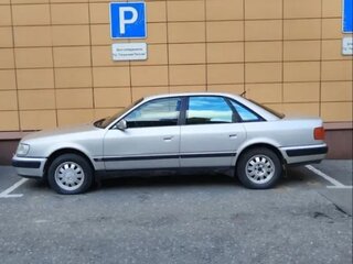 1992 Audi 100 IV (C4), серебристый, 250000 рублей, вид 4