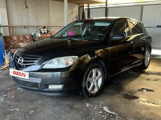 2007 Mazda 3 I (BK) Рестайлинг, чёрный, 650000 рублей, вид 1