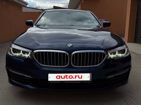 2020 BMW 5 серии 520d VII (G30/G31/G38), синий, 3700000 рублей, вид 3
