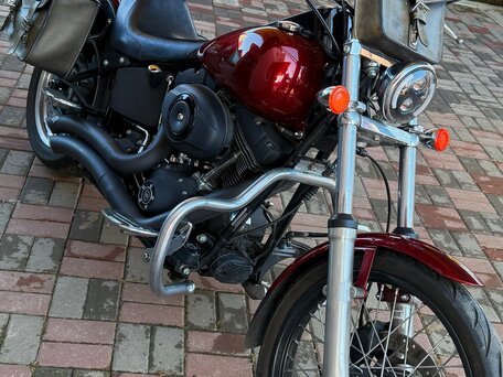 2008 Harley-Davidson Softail Standard, красный, 950000 рублей, вид 2