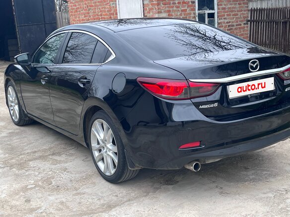 2012 Mazda 6 III (GJ), чёрный, 1300000 рублей - вид 4