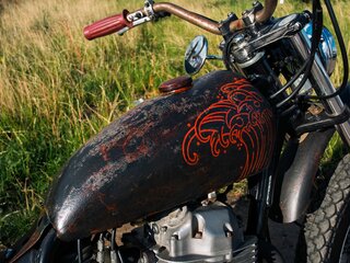 2002 Honda CB 400SS, красный, 450000 рублей, вид 2