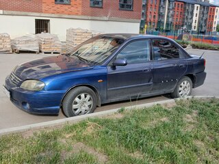 2006 Kia Spectra I Рестайлинг 2, синий, 210000 рублей, вид 4