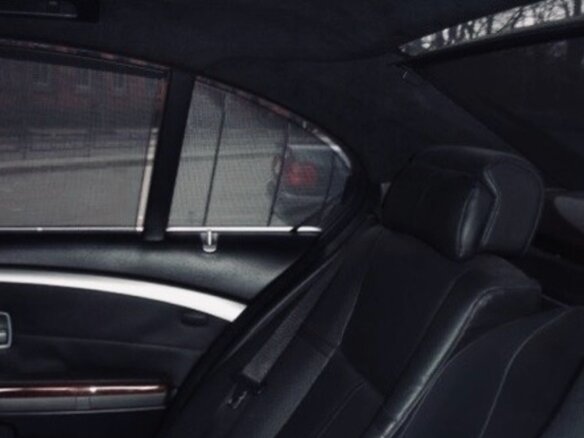 2005 BMW 7 серии 750i IV (E65/E66) Рестайлинг, чёрный - вид 4