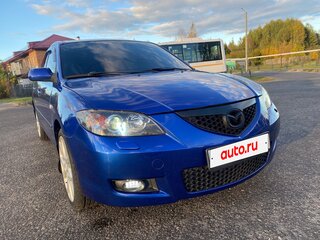 2007 Mazda 3 I (BK) Рестайлинг, синий, 500000 рублей, вид 3