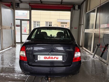 2008 Lada (ВАЗ) Kalina I, синий, 130000 рублей, вид 5