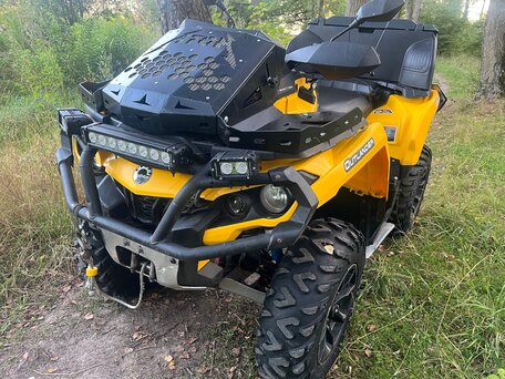2017 BRP Can-Am Outlander Max XT-P 650T, жёлтый, 1060000 рублей, вид 4