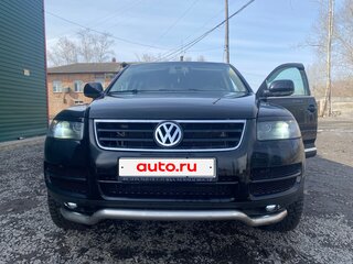 2004 Volkswagen Touareg I, чёрный, 800000 рублей, вид 4
