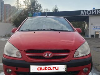 2006 Hyundai Getz I Рестайлинг, красный, 360000 рублей, вид 1