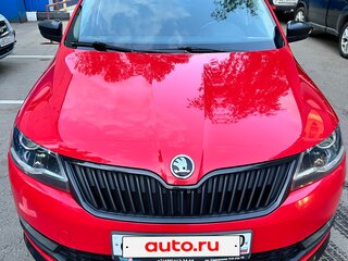2018 Skoda Rapid I Рестайлинг, красный, 1380000 рублей, вид 4