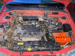 1997 Hyundai Accent I, красный, 130000 рублей, вид 2