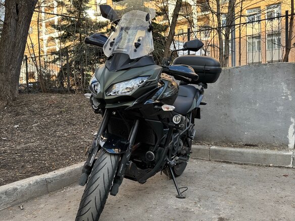 2020 Kawasaki Versys 650, зелёный, 950000 рублей