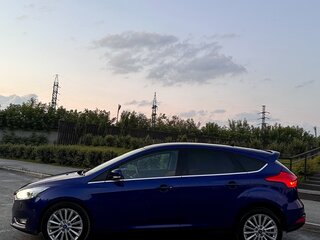 2015 Ford Focus III Рестайлинг, синий, 1260000 рублей, вид 2