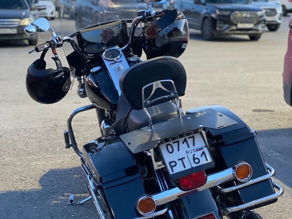 2002 Harley-Davidson Road King, серый, 750000 рублей - вид 14
