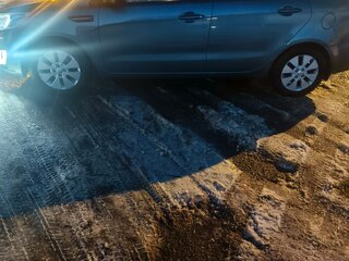 2014 Kia Rio 4-speed III, голубой, 790000 рублей, вид 3