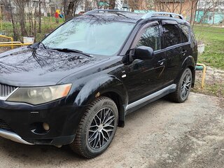 2007 Mitsubishi Outlander II, чёрный, 800000 рублей, вид 2