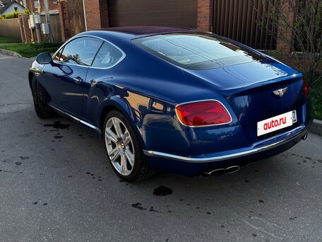 2016 Bentley Continental GT II Рестайлинг, синий, 8000000 рублей, вид 5