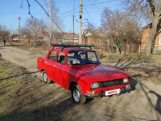 1984 Москвич 2140, красный, 150000 рублей, вид 1