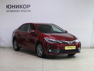 2018 Toyota Corolla XI (E160, E170, E180) Рестайлинг 1, красный, 1639000 рублей, вид 3