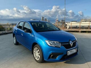 2018 Renault Logan II Рестайлинг, синий, 820000 рублей, вид 4