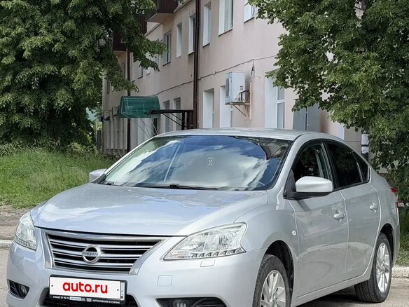 2014 Nissan Sentra VII (B17), серебристый, 1030000 рублей