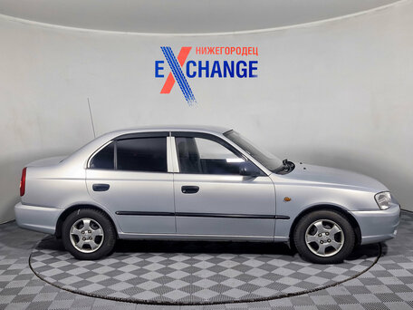 2012 Hyundai Accent ТагАЗ II, серебристый, 531000 рублей, вид 3