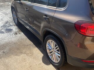 2014 Volkswagen Tiguan I Рестайлинг, коричневый, 1300000 рублей, вид 3