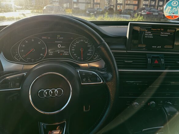 2015 Audi A6 IV (C7) Рестайлинг, чёрный, 1700000 рублей - вид 7