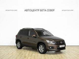 2014 Volkswagen Tiguan I Рестайлинг, коричневый, 1197000 рублей, вид 2