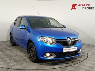 2014 Renault Logan I Рестайлинг, синий, 620000 рублей, вид 1