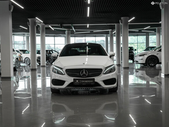 2017 Mercedes-Benz C-Класс 180 IV (W205), белый, 2600000 рублей - вид 1