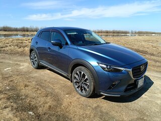 2018 Mazda CX-3 I Рестайлинг, синий, 1600000 рублей, вид 5