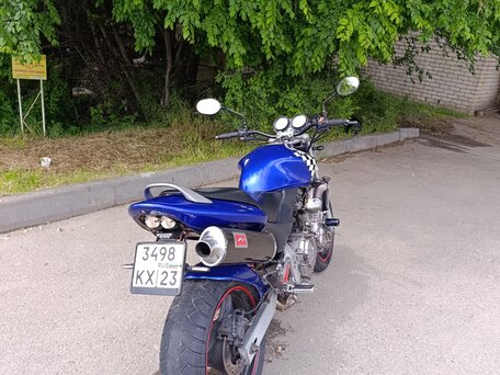 2002 Honda CB 600F Hornet, синий, 425000 рублей, вид 3