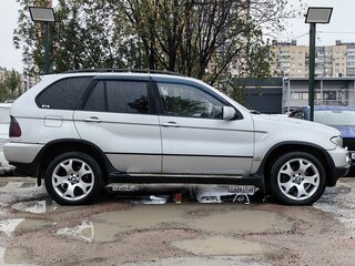 2004 BMW X5 3.0i I (E53) Рестайлинг, серебристый, 699000 рублей, вид 5