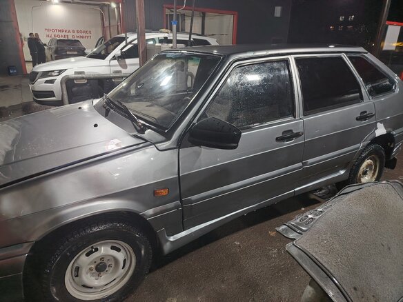 2007 Lada (ВАЗ) 2114, серый, 110000 рублей - вид 6