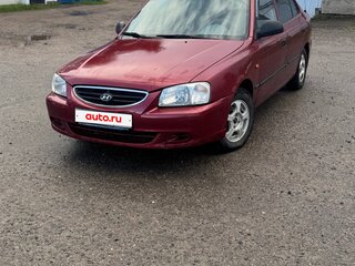 2005 Hyundai Accent ТагАЗ II, красный, 305000 рублей, вид 1