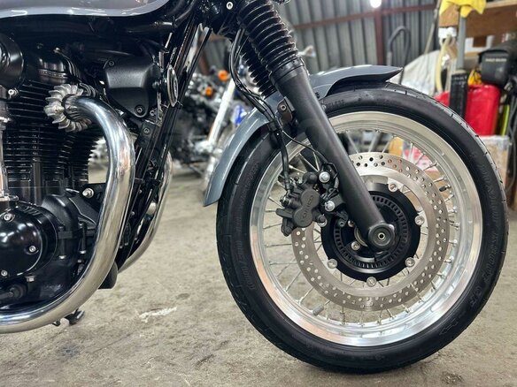2022 Kawasaki W 800, серый, 850000 рублей - вид 29