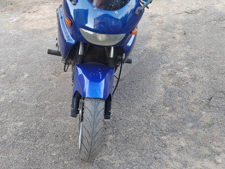 1993 Kawasaki ZZR 600, синий, 200000 рублей, вид 2