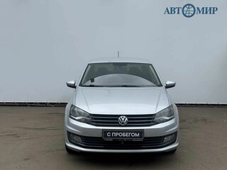 2016 Volkswagen Polo V Рестайлинг, серебристый, 1079000 рублей, вид 2