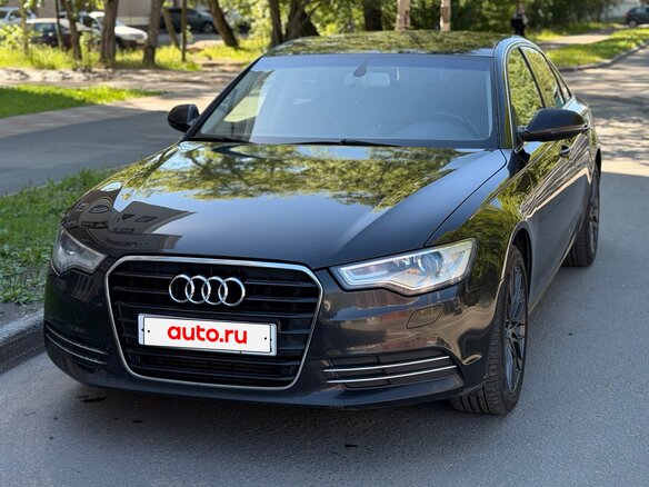 2013 Audi A6 IV (C7), чёрный, 1690000 рублей - вид 2